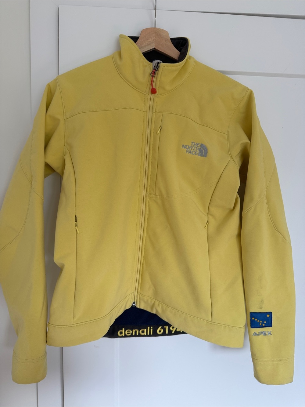 The North Face Yellow Softshell Jacket The summit project limited edition
